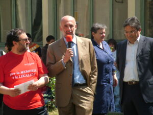 con l'ex sindaco di Bergamo Roberto Bruni